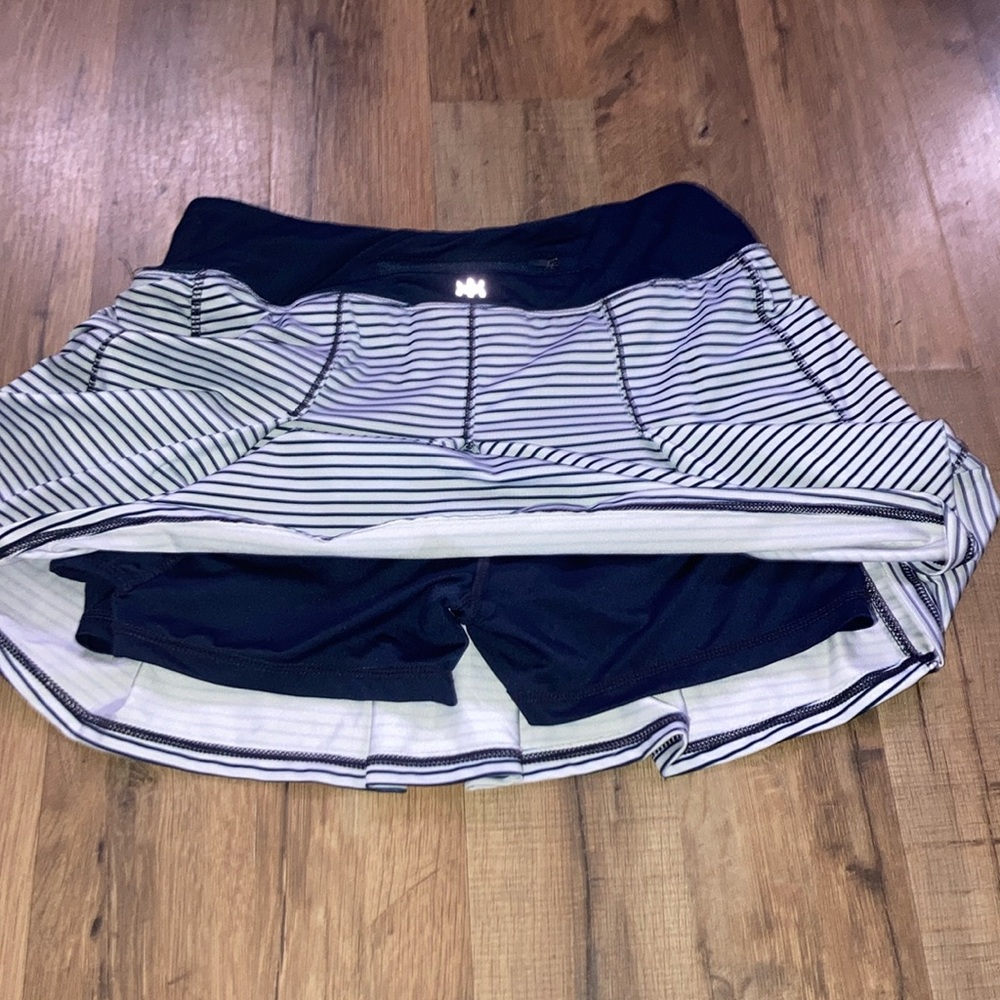 Kyodan Tennis Skort XS Skirt Preppy Navy White Stripes Golf Old Money - Picture 6 of 6